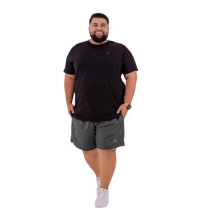 Imagem de Short Tactel Masculino Plus Size Elastano Bermuda G1 ao G4