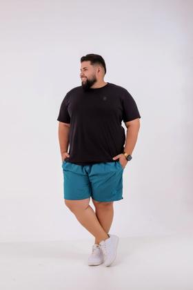 Imagem de Short Tactel Masculino Plus Size Elastano Bermuda G1 ao G4