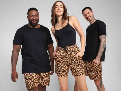 Imagem de Short Vista Magalu Viscose Onça