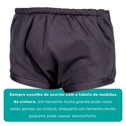 Imagem de Shorts Absorvente para Praia/piscina Adulto Longevitech