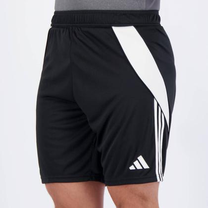 Imagem de Shorts Adidas Tiro 24 Preto e Branco