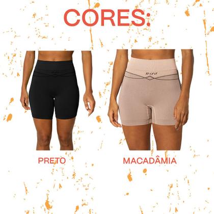 Imagem de Shorts Adulto Feminino Sem Costura Trifil Para Academia Fitness Treino