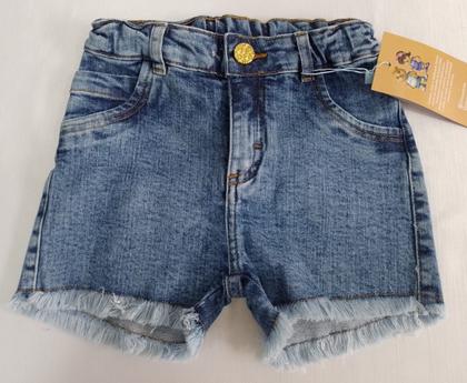 Imagem de Shorts / Bermuda Jeans Luxo Infantil Menina Lessa Kids 8176