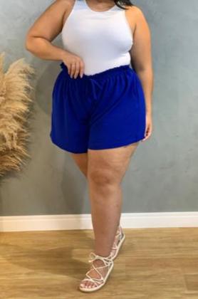 Imagem de Shorts Bermuda Plus Size Soltinho Duna Leve Moda Grande  G1g2g3 Cores Diversas Praia Verão