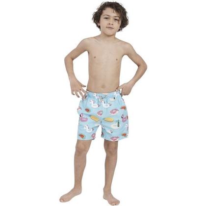 Imagem de Shorts Bermudas Água Praia Menino INFANTIL JUVENIL VERÃO 210