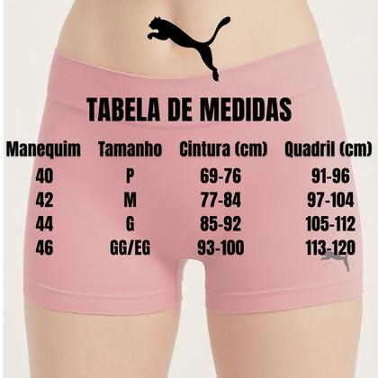 Imagem de Shorts Boxer Puma Feminino Sem Costura Poliamida - Azul
