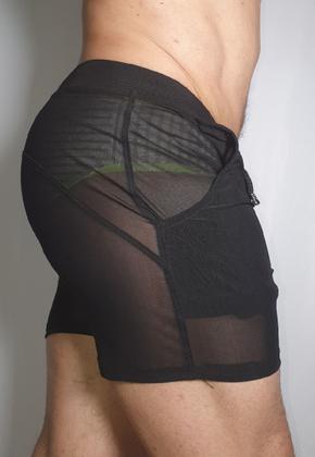 Imagem de Shorts calção transparente tule com bolso todas as cores