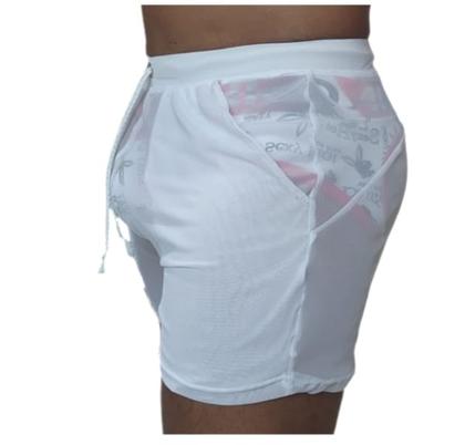 Imagem de Shorts calção transparente tule com bolso todas as cores