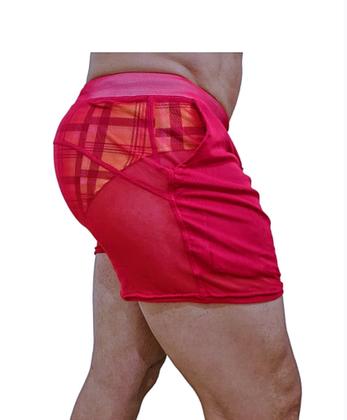 Imagem de Shorts calção transparente tule com bolso todas as cores
