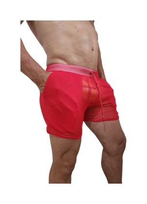 Imagem de Shorts calção transparente tule com bolso todas as cores