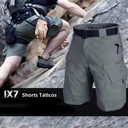 Imagem de Shorts Cargo Tático Masculino Plus Size - À Prova D'Água e Secagem Rápida