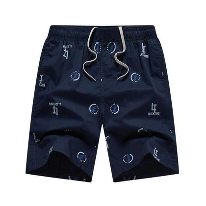 Imagem de Shorts Casuais De Verão Para Homens, Leves, Estilo Praia, Largos E Confortáveis, Com Estampa, Para