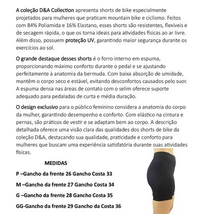 Imagem de Shorts Com Forro De Espuma Acolchoada  Para Ciclismo Bike Mtb Pedalar Ciclista