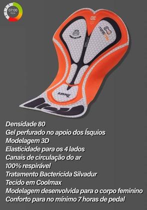 Imagem de Shorts de Ciclismo Feminino Márcio May Sport Web One - Gel