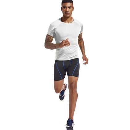 Imagem de Shorts de Compressão Masculino para Corrida - Secagem Rápida - Ideal para Verão e Academia