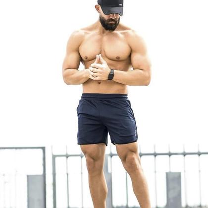 Imagem de Shorts de Corrida Masculino - Secagem Rápida para Verão, Esportes, Fitness e Praia