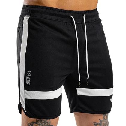 Imagem de Shorts de Moletom para Treino Masculino - Preto - Ideal para Corrida, Academia e Basquete