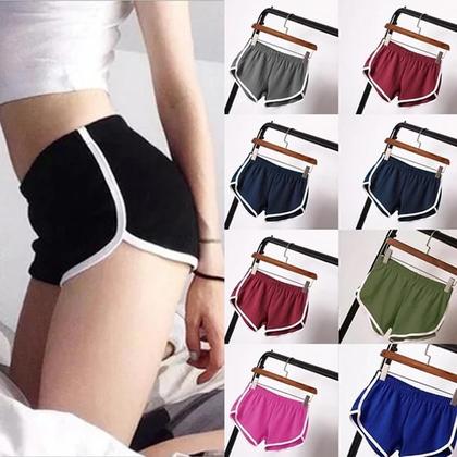 Imagem de Shorts De Yoga Femininos Pretos Para Verão, Exercícios, Academia, Corrida E Treinamento Esportivo