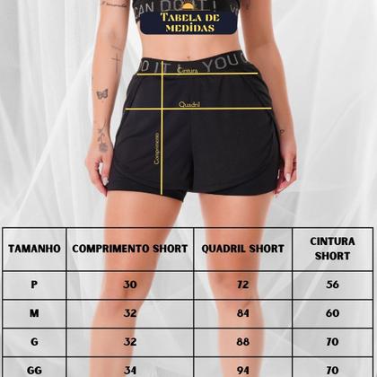 Imagem de Shorts ElasticPro Fitness Feminino Academia