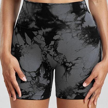 Imagem de Shorts Esportivos Femininos De Alta Cintura Sem Costura Para Atividades Ao Ar Livre, Ciclismo E