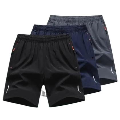 Imagem de Shorts Esportivos Masculinos Plus Size - Cintura Elástica, Respirável e Confortável (6XL-8XL)