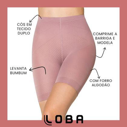 Imagem de Shorts Feminina Loba Reduz Medidas E Comprime A Barriga