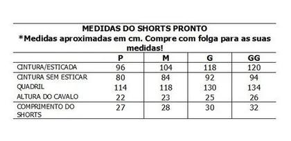 Imagem de Shorts Feminino Elástico Na Cintura Esportivo Praia Piscina