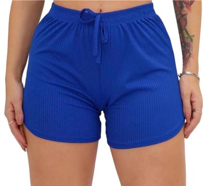 Imagem de Shorts feminino individual malha canelada conforto para o seu dia qualidade premium uso casual