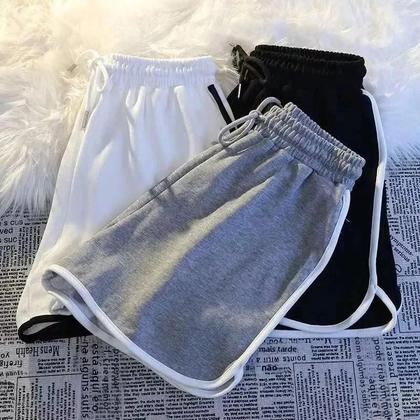 Imagem de Shorts Feminino Listrado Coreano - Moda Casual de Verão