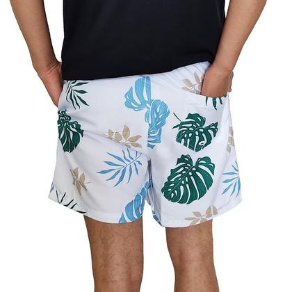 Imagem de Shorts Hering Masculino Praia Tactel Estampado Elástico