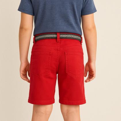 Imagem de Shorts Infantil jeans com Cinto Meninos Verão Festas
