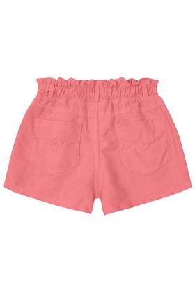 Imagem de Shorts infantil menina clochard em jeans Brandili Rosa