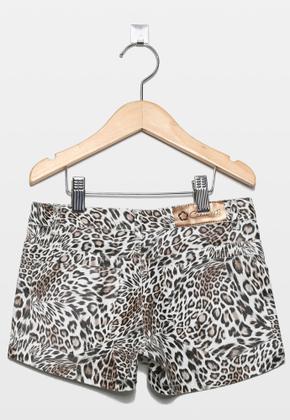 Imagem de Shorts Infantil Onça