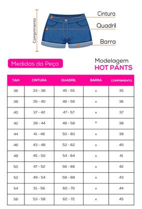 Imagem de Shorts Jeans Feminino Arauto Hot Pants