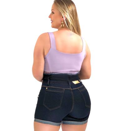 Imagem de Shorts Jeans Feminino Plus Size