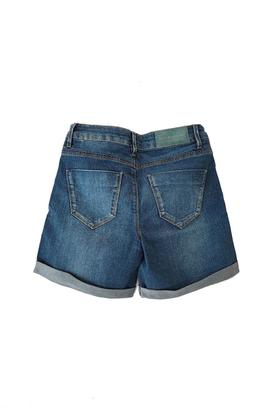 Imagem de Shorts Jeans Lado Avesso Curve Azul Médio