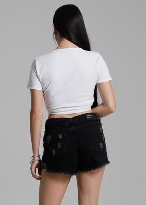 Imagem de Shorts Jeans Sawary - 272688 Preto