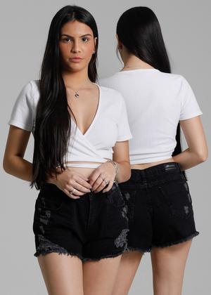 Imagem de Shorts Jeans Sawary - 272688 Preto