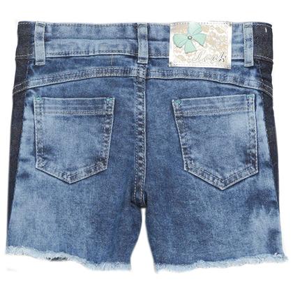 Imagem de Shorts Juvenil Look Jeans Detonado Jeans
