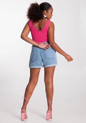 Imagem de Shorts Lunender Jeans Boyfriend Com Cadarço 20645