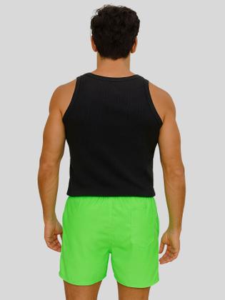 Imagem de Shorts masculino tactel com elastano neon vibes varias cores moda praia verão calor