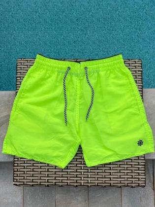 Imagem de Shorts masculino tactel com elastano neon vibes varias cores moda praia verão calor
