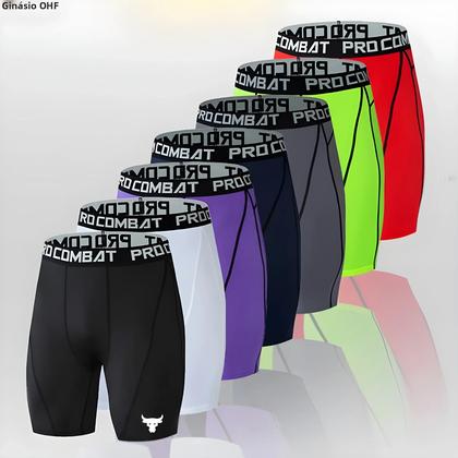 Imagem de Shorts Masculinos Respiráveis Dry Fit Para Corrida, Treino De Academia E Futebol