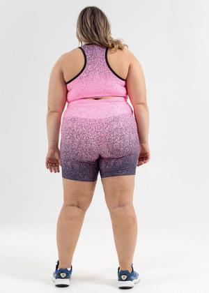 Imagem de Shorts Meia Coxa Plus Size Estampado de Suplex