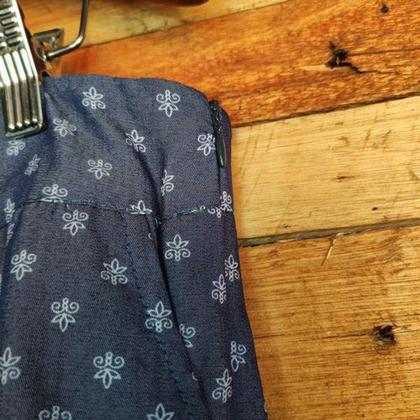 Imagem de Shorts Moda Feminina Chambery Jeans Estampada Com Zíper Lateral - CK Modas