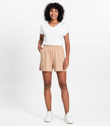 Imagem de Shorts Moletinho Basic Rovitex Marrom