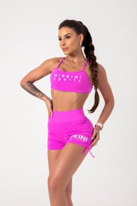 Imagem de Shorts movement rosa com amarracao hipkini