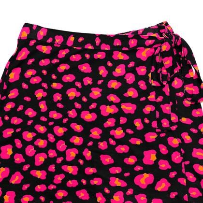 Imagem de Shorts Saia Estampa Onça com Cordinha Ajustável