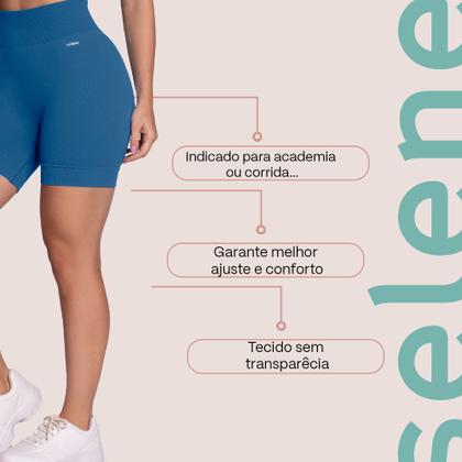Imagem de Shorts Selene Sport Feminino Fitness De Academia Original
