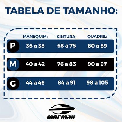 Imagem de Shorts Sport Básica Fitness Feminina Mormaii Para Academia Sem Costura Esporte Estampada